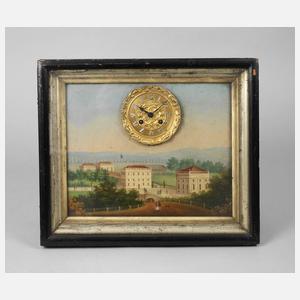 Bilderuhr Biedermeier