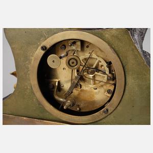 Feine Bronze-Figurenpendule