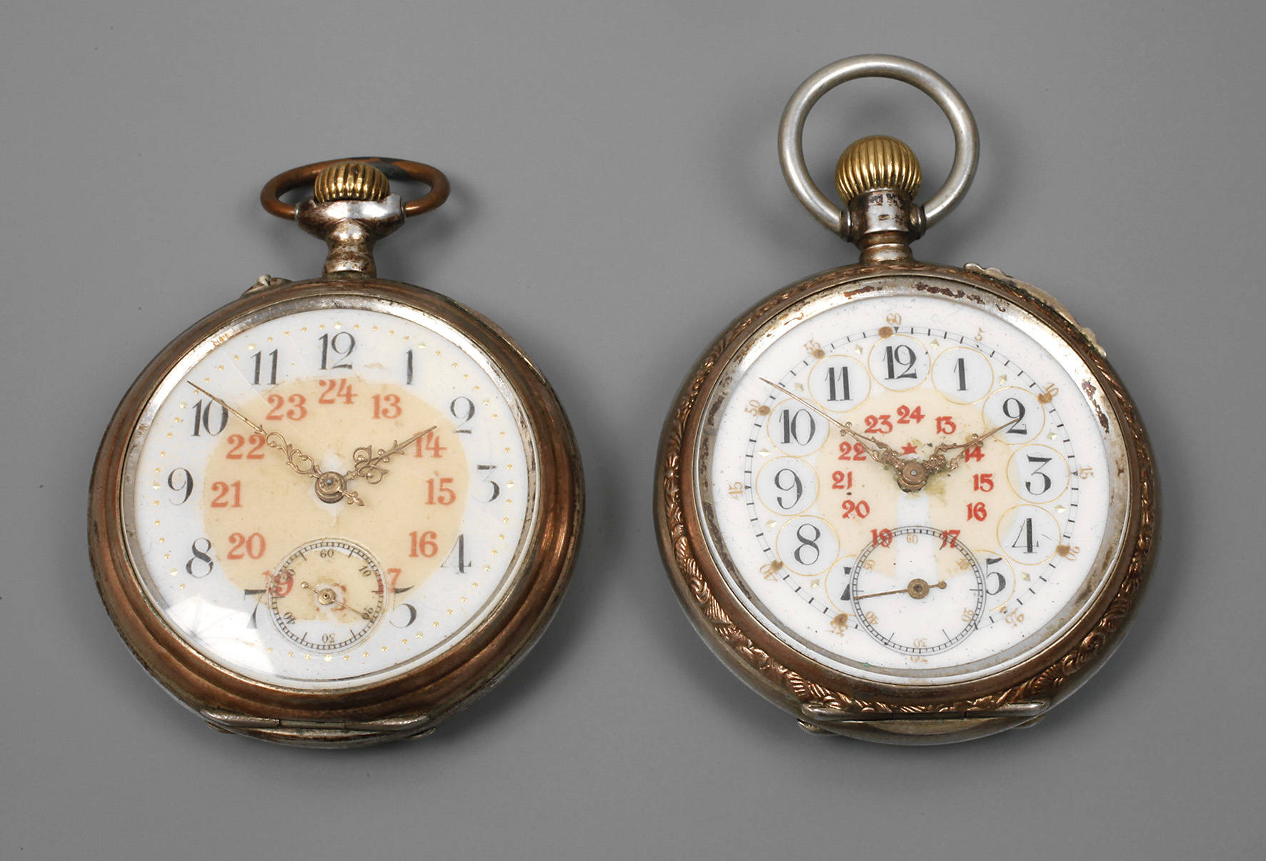 Zwei Taschenuhren