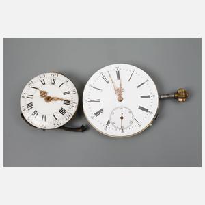 Zwei Taschenuhrwerke