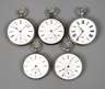 Fünf Schlüsseluhren