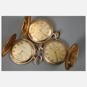 Fünf Sprungdeckeluhren