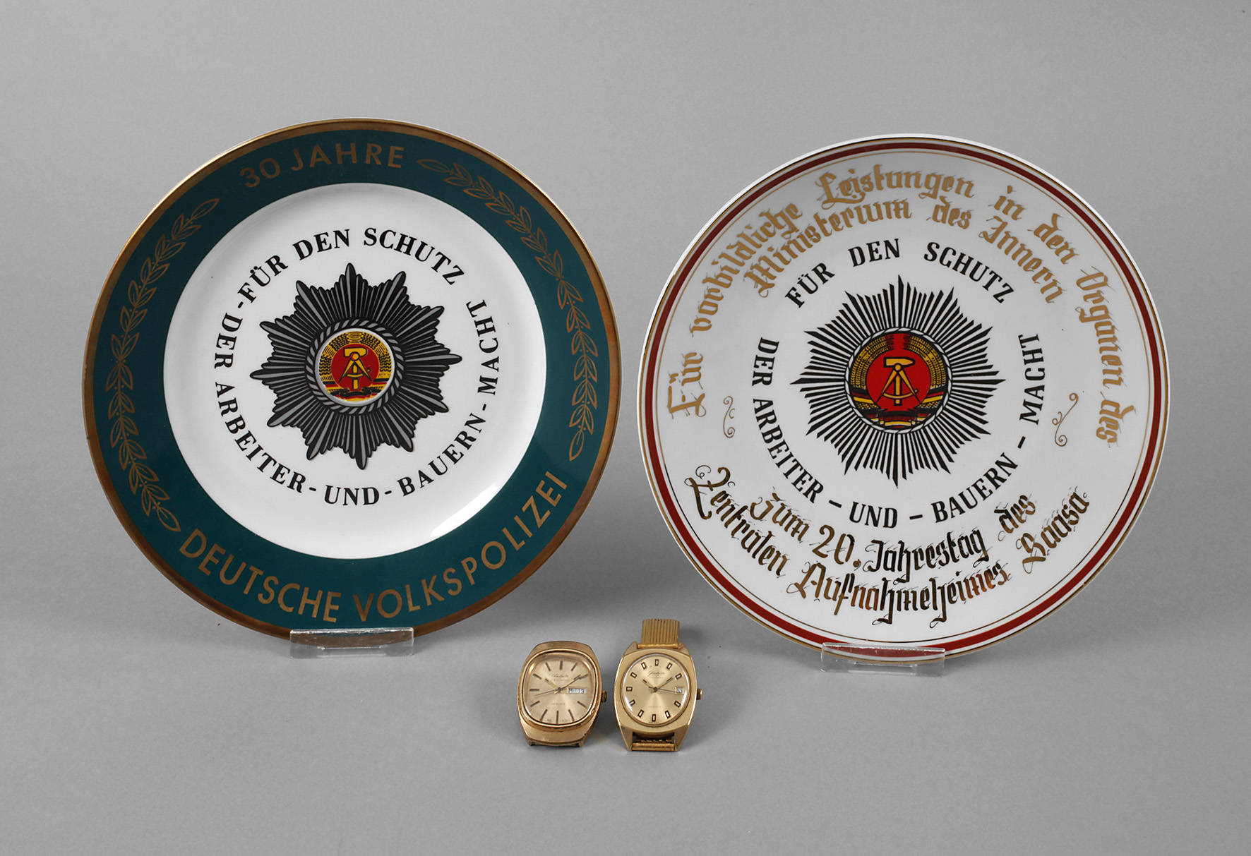 Zwei Armbanduhren Glashütte