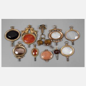 Konvolut feine Uhrenschlüssel