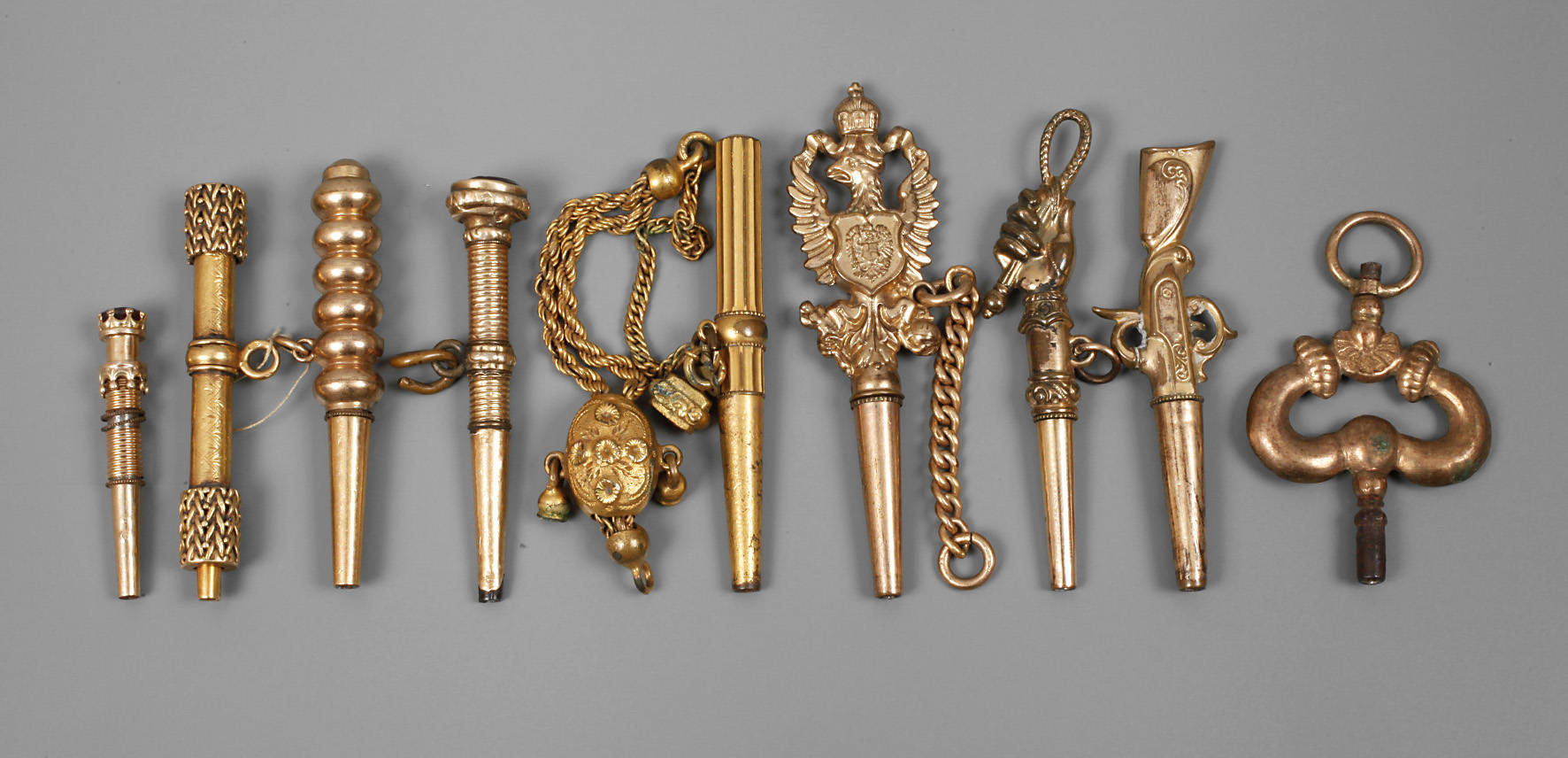 Konvolut feine Uhrenschlüssel