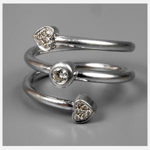 Moderne Brillantring