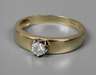 Damenring mit Brillant von ca. 0,2 ct