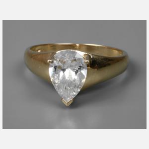 Damenring mit Zirkonia