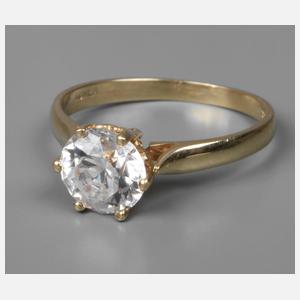 Damenring mit Zirkonia