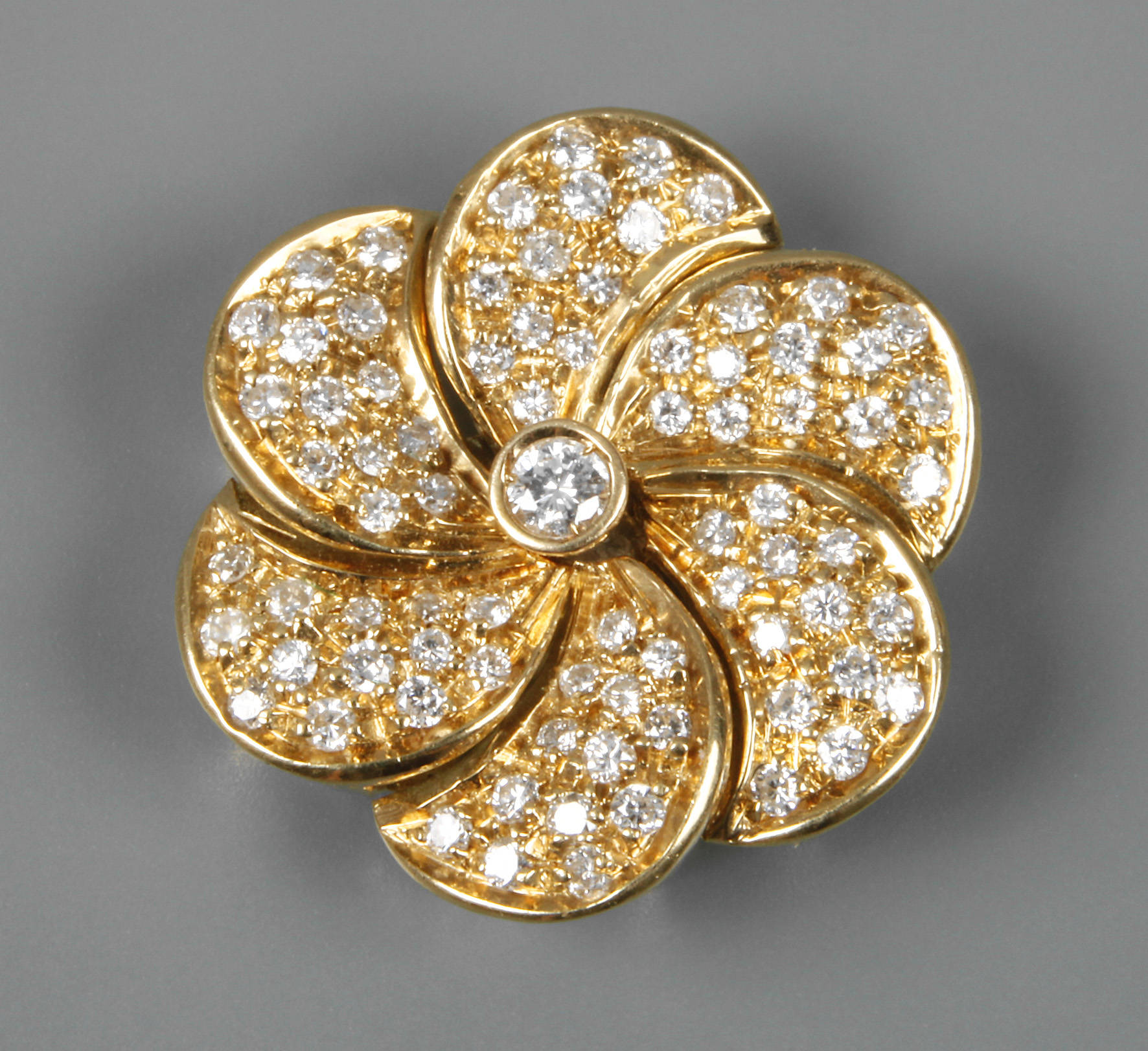 Kettenschließe mit Brillantbesatz