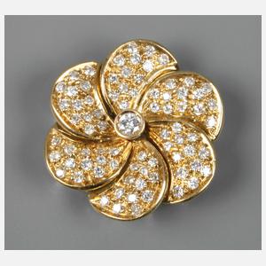 Kettenschließe mit Brillantbesatz