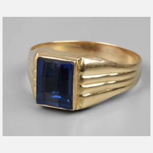 Herrenring mit Steinbesatz