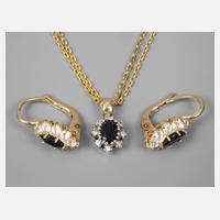 Konvolut Schmuck mit Saphiren111