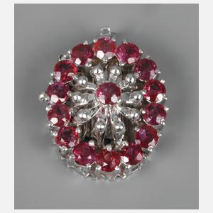 Kettenschließe mit Rubinen