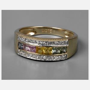 Damenring mit Steinbesatz