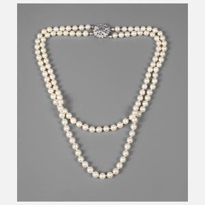 Zweireihiges Perlencollier