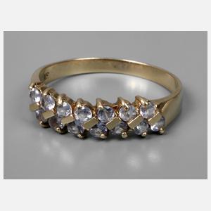 Damenring mit Amethysten