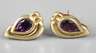 Paar Ohrstecker mit Amethyst