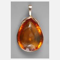 Anhänger mit Citrin von ca. 120 ct.111