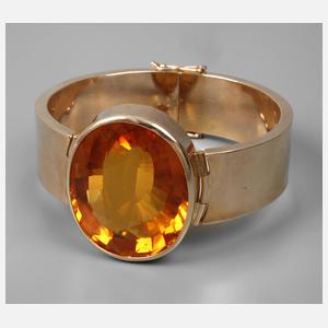 Armreif mit Citrin von ca. 100 ct