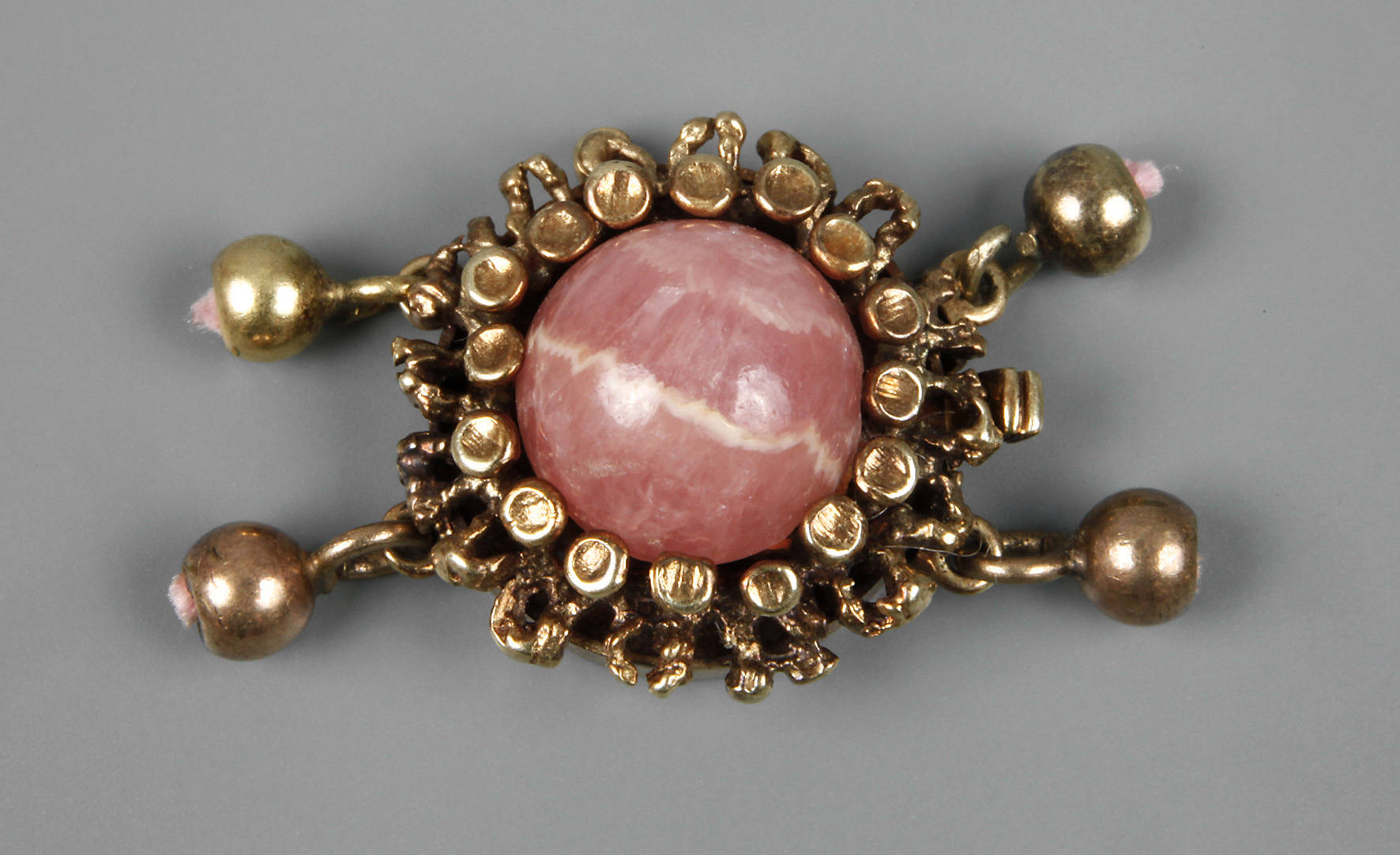 Kettenschließe mit Rhodochrosit