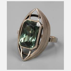 Damenring mit Schmuckstein