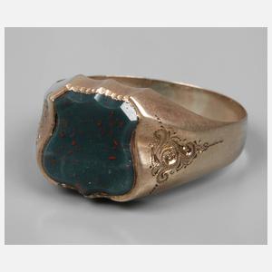 Herrenring mit Heliotrop