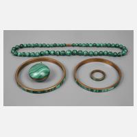 Konvolut Malachitschmuck111