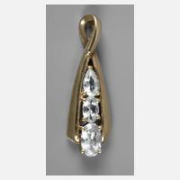 Anhänger mit Aquamarinen111