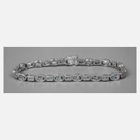 Armband mit Aquamarinen111