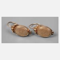 Paar Biedermeierohrringe111