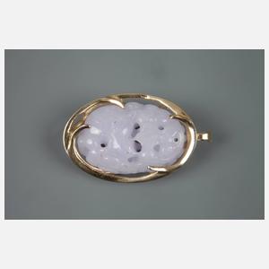 Anhänger mit Lavendelquarzgravur