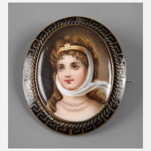 Brosche mit Portrait von Königin Luise