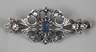 Filigrane Silberbrosche