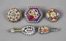 Sammlung Millefiori-Broschen