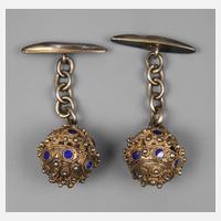 Paar Manschettenknöpfe mit Email111