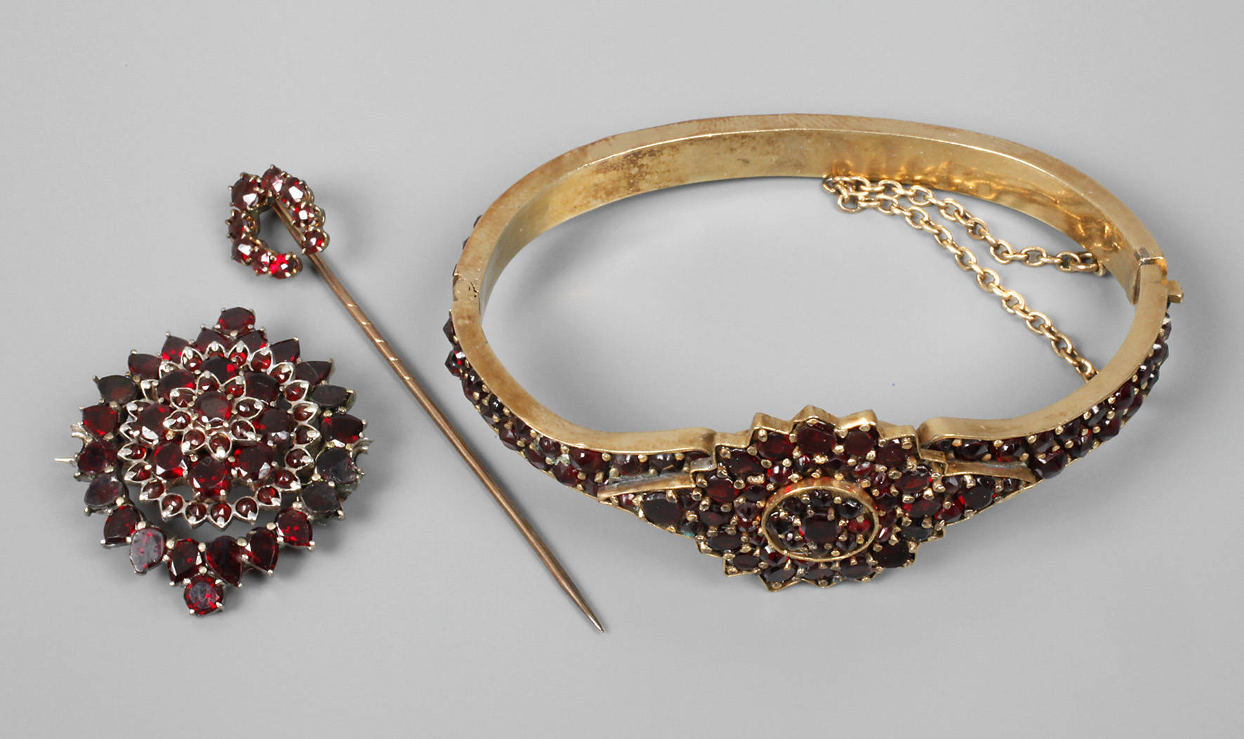 Konvolut Granatschmuck