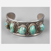 Armspange mit Türkisen111