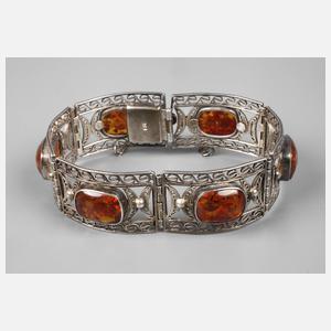 Armband mit Bernsteinen