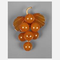 Bernsteinbrosche als Traube111