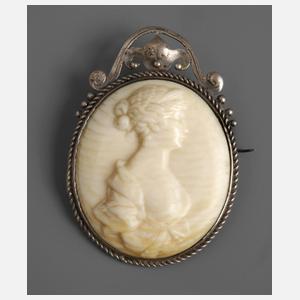 Brosche mit Elfenbein