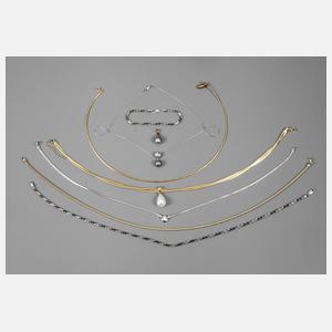 Konvolut Silberschmuck