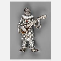 Emailanhänger als Clown mit Laute111