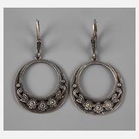 Paar Ohrhänger mit Markasit111