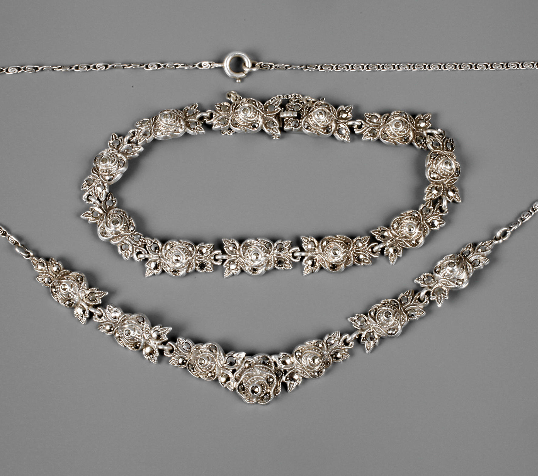 Schmuckset mit Markasiten