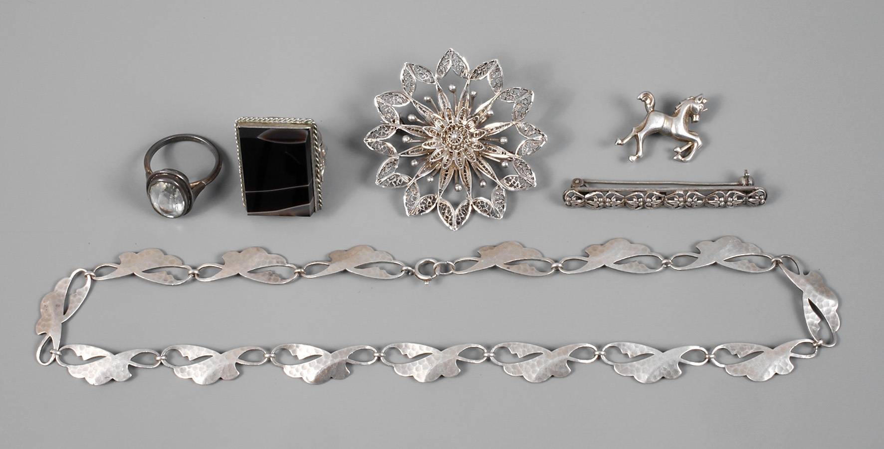 Konvolut Silberschmuck