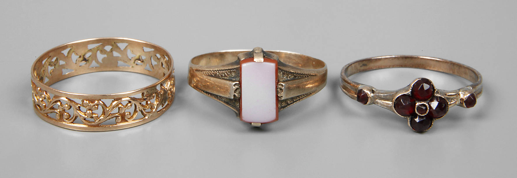 Drei Damenringe