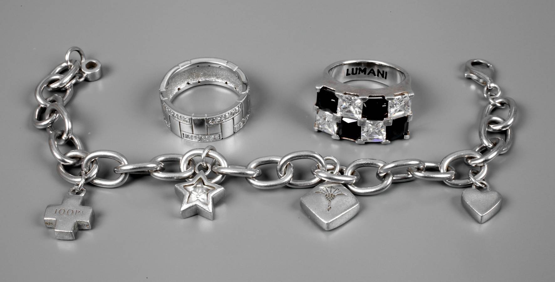 Konvolut moderner Silberschmuck