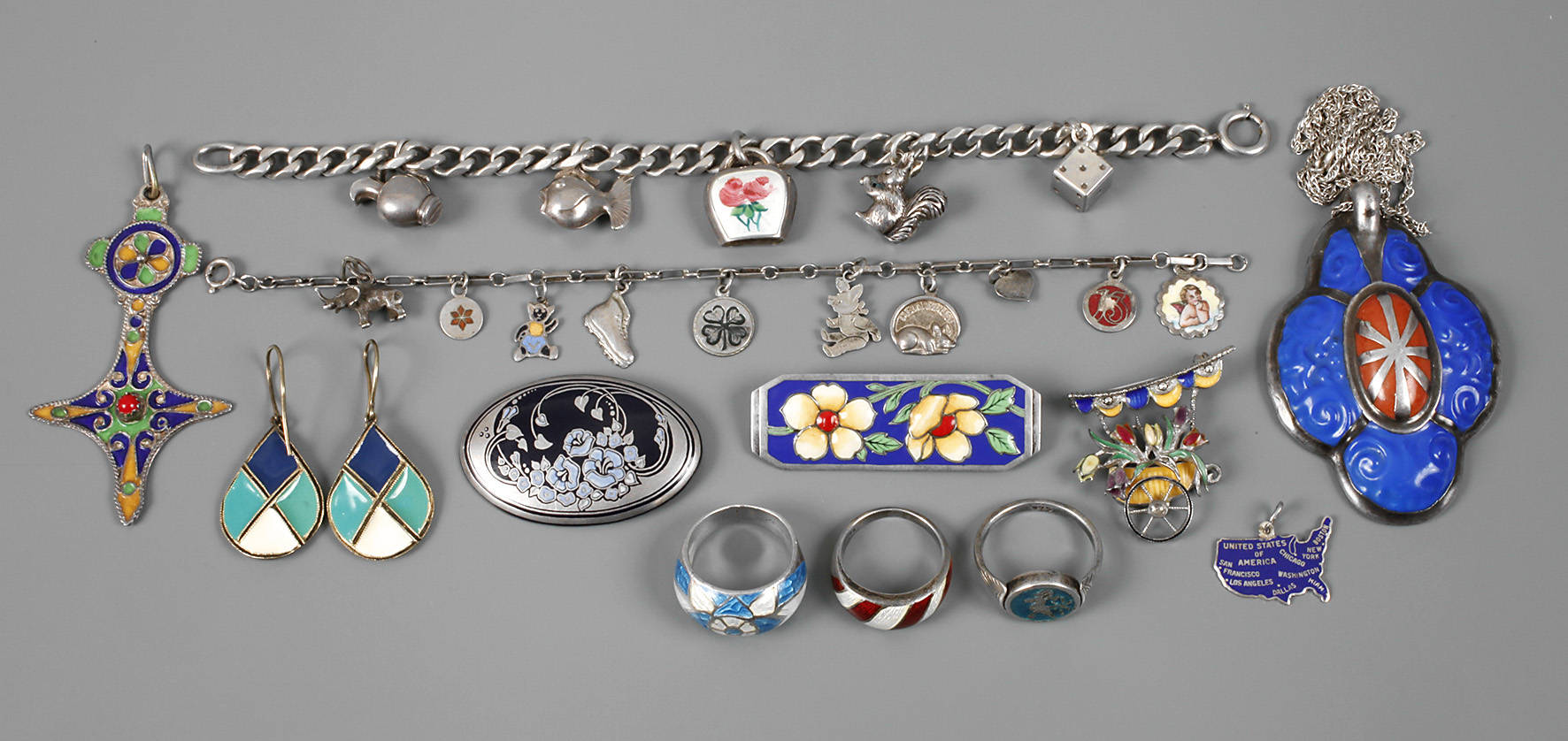 Konvolut Silberschmuck