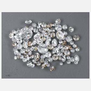 Konvolut Brillanten von ca. 3,5 ct